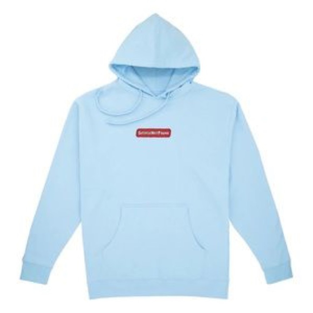 ORIGINAL LIGHT BLUE GEORGENOTFOUND EMBROIDERED HOODIE